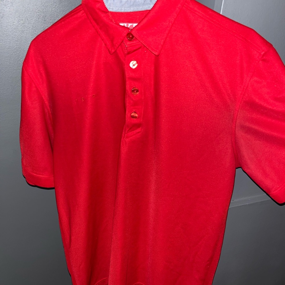 Vibrant Red Polo Shirt for Men